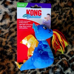 Kong Cat Toy Enchanted Dragon w/ Catnip ... New!